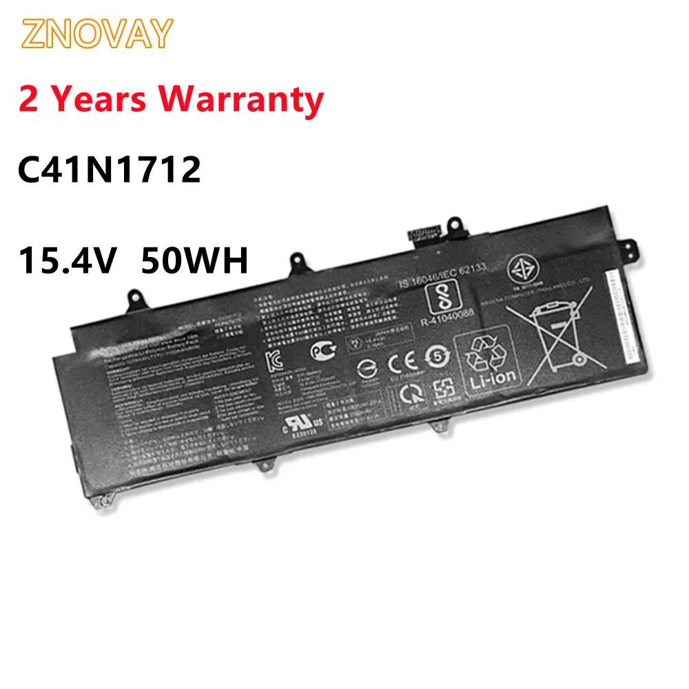 

ZNOVAY C41N1712 Battery For Asus GX501 GX501Vl GX501GI GX501G GX501GM GX501GS GX501VSK GX501VS-XS710B200-02380100 4ICP4/72/75