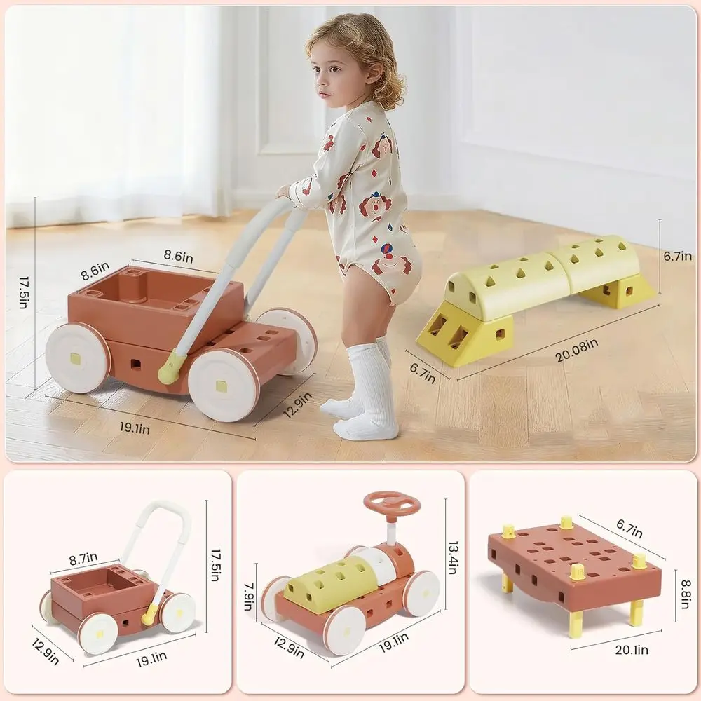 Blocchi STEM di ispirazione Montessori: giocattoli impilabili giganti per età 3-8 per aumentare la creatività e l'apprendimento