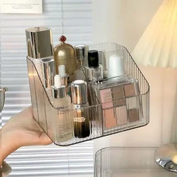 Desktop Makeup Organizer Lipstick Nail Polish Jewerly Organizer Makeup Brush Holder Bathroom Skincare Cosmetic Storage Box