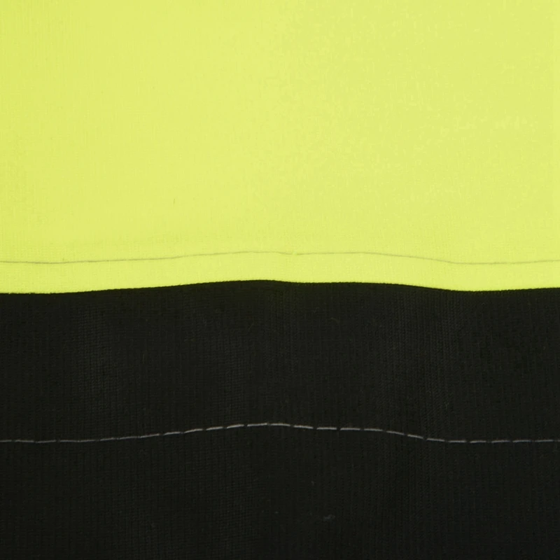 2X7 карманов, класс 2, защитный жилет на молнии спереди с высокой видимостью, желтый жилет со светоотражающими полосками (X-Large)