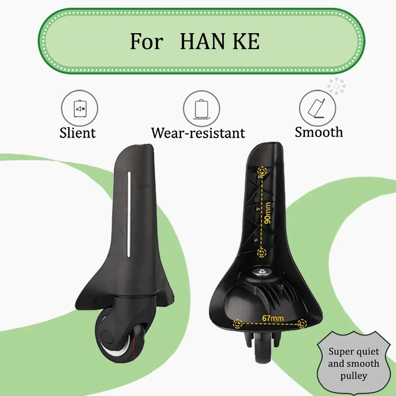 

For HANKE W032 [High Temperature Resistant and Waterproof] Suitcase Swivel Wheel Replacement Parts, Anti-Disengagement