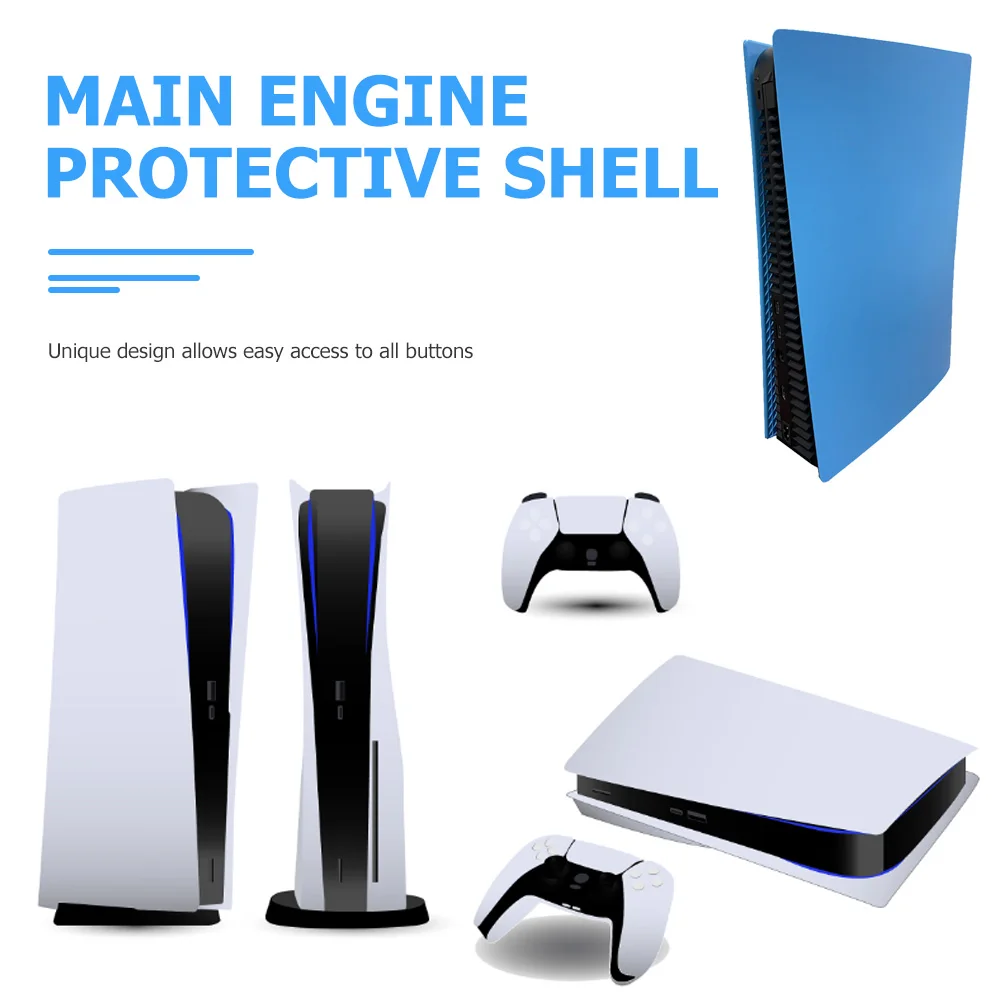 Skin Shell custodia Cover piastra di ricambio per PS5 custodia per Console Console Skin Cover protettiva antiurto custodia frontale per PS5