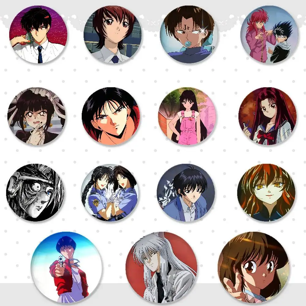 Skip Beat Badges Fashion New Hip Hop Versatile Round Metal Badge Cartoon Pin Gift Wholesale