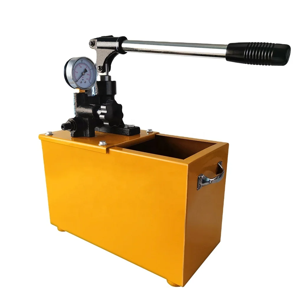 SB 1.6G 1.6Mpa Manual Pressure Test Pump, Precision Pressure Control Water Pressure Testing Pump for Clear Water Support OEM