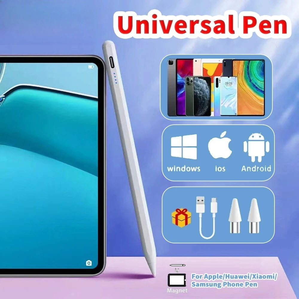 

Universal Stylus Pen for Android IOS Tablet Touch Pen for Apple Pencil Mobile Phone for Huawei Lenovo Samsung Phone Xiaomi Redmi
