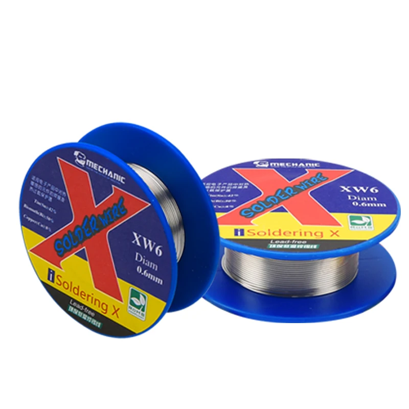 

Металлическая паяльная проволока MECHANIC XW5 XW6, 0,6 мм, для эксплуатации, низкотемпературная, высокочистый сварочный провод