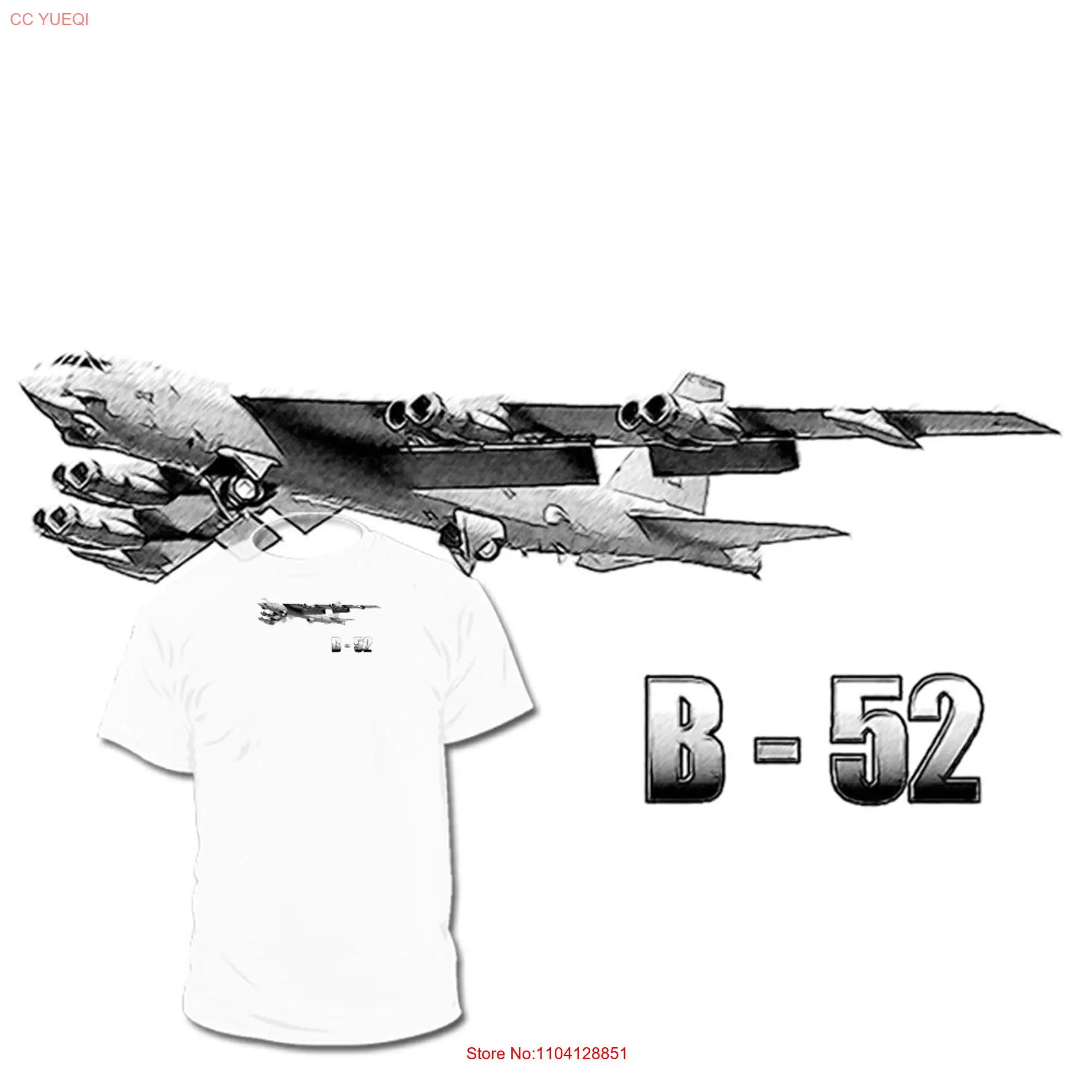 B 52 Bomber Boeing Drawing T shirt Most Planes Tanks Helicopters F 22 Raptor Drawings Are Available long or short sleeves