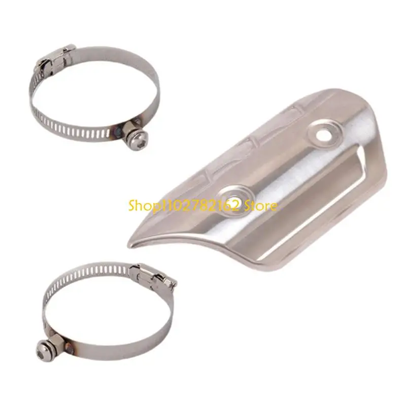 

547B Motorcycle Exhaust Muffler Pipe Heat Shield Cover Heel Guard Anti-scalding Cover Universally for Motocross