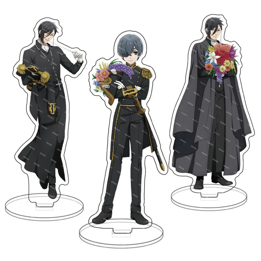 Anime Black Butler Public School Arc Cosplay Action Figure Acrylic Stand Ciel Stand Model Desk Decoration Gift