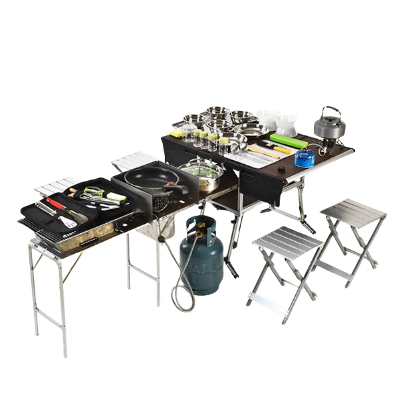

Camping Kitchen Outdoor Furniture Portable Convenient Camping Kitchen