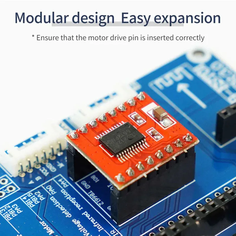 Yahboom TB6612FNG modulo di azionamento del motore AT8236 super L298N robot a doppio canale che equilibra la scheda di espansione dell'auto
