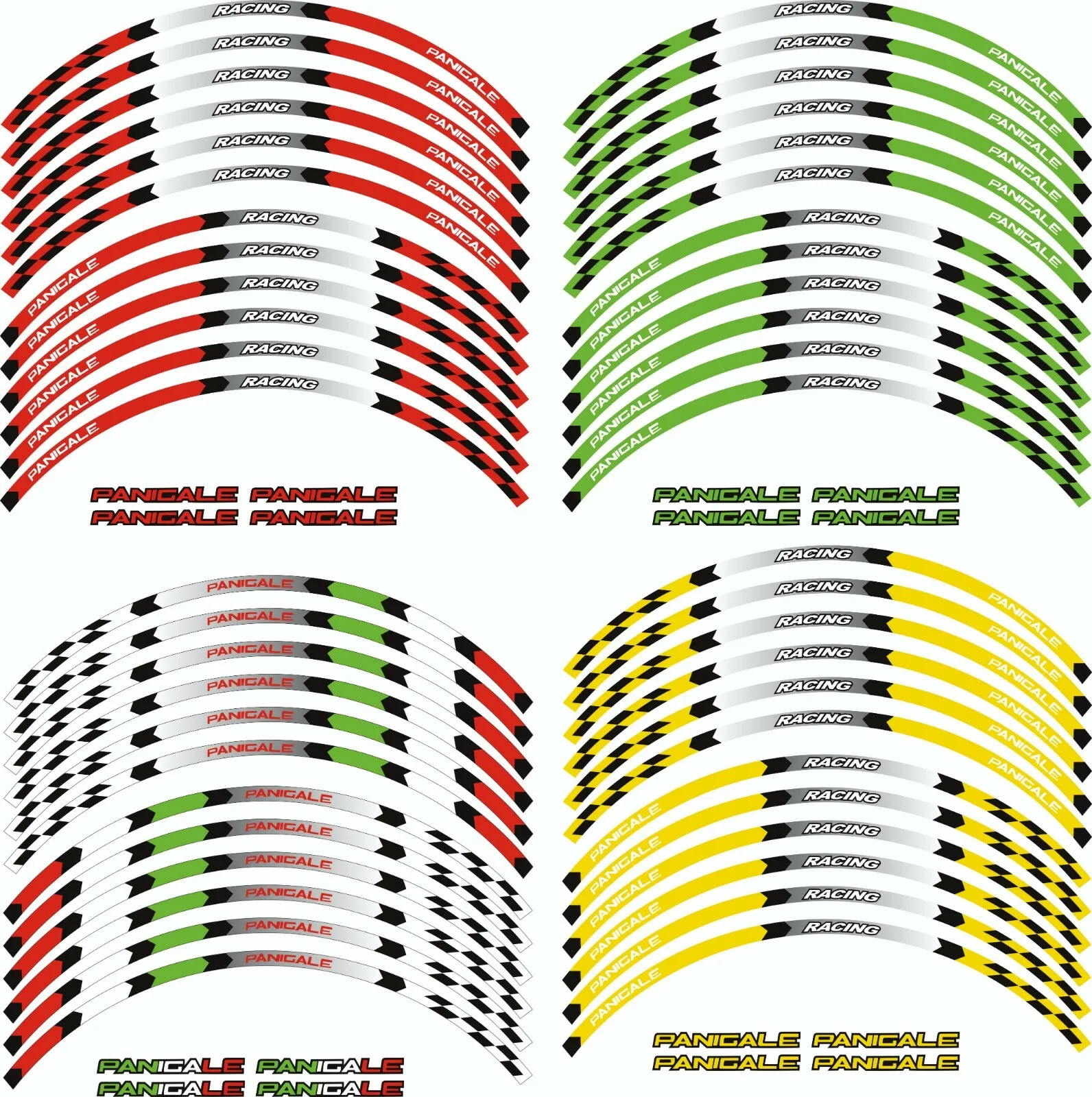 

Wheels Hub Stickers Motorcycle Accessories Reflective Decals StripesFor DUCATI 899 959 1199 1299 Panigale V2 V4 S/R