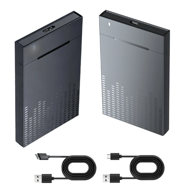  2.5inch USB3.0 to SATAs Case Excellent for Mobile Storage and Backups Solution