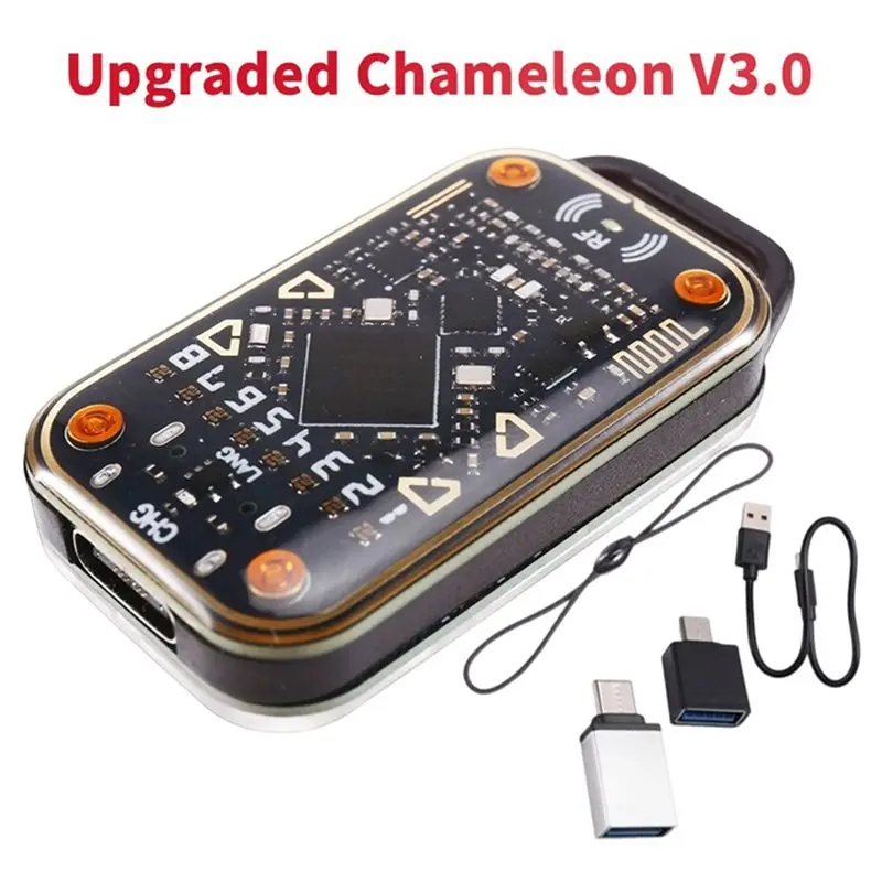 FULL-Chameleon V3.0 Upgrade RFID Smart Chip Emulator Reader+ 4XUID Card Copier 125Khz 13.56Mhz ID IC Card Copyer Duplicator