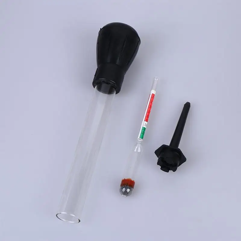 Battery Hydrometer Backlit Display 1.10-1.30 Range Electric Density Tester for Low Light Environment Battery Check
