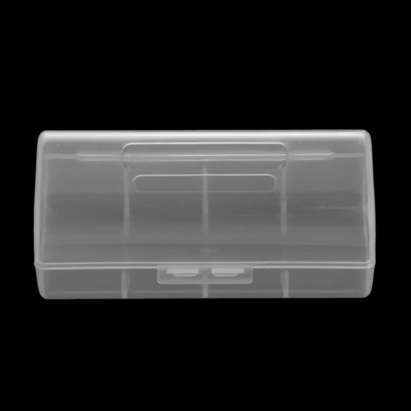 Plástico transparente para estuche protector contenedor caja almacenamiento batería para 1X 26650 B