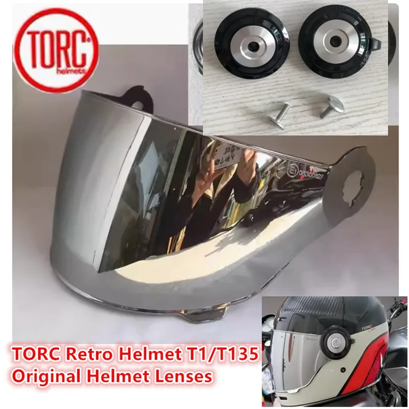 TORC Retro Helmet T1/T135 Original Helmet Lenses/Bubble Mirrors Helmet Accessories