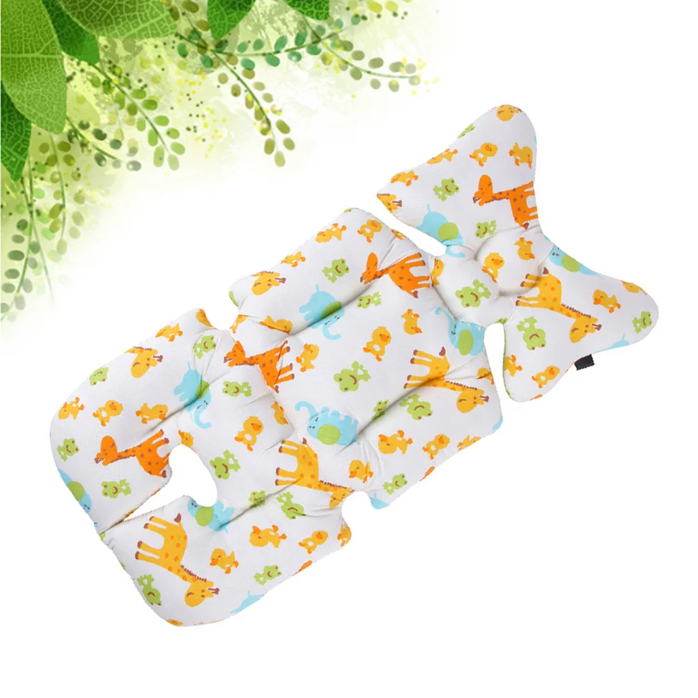 

Cotton Stroller Seat Liner For Baby Car Seat Pram Head Body Support Four Seasons Comfortable Breathable Stroller Cushion