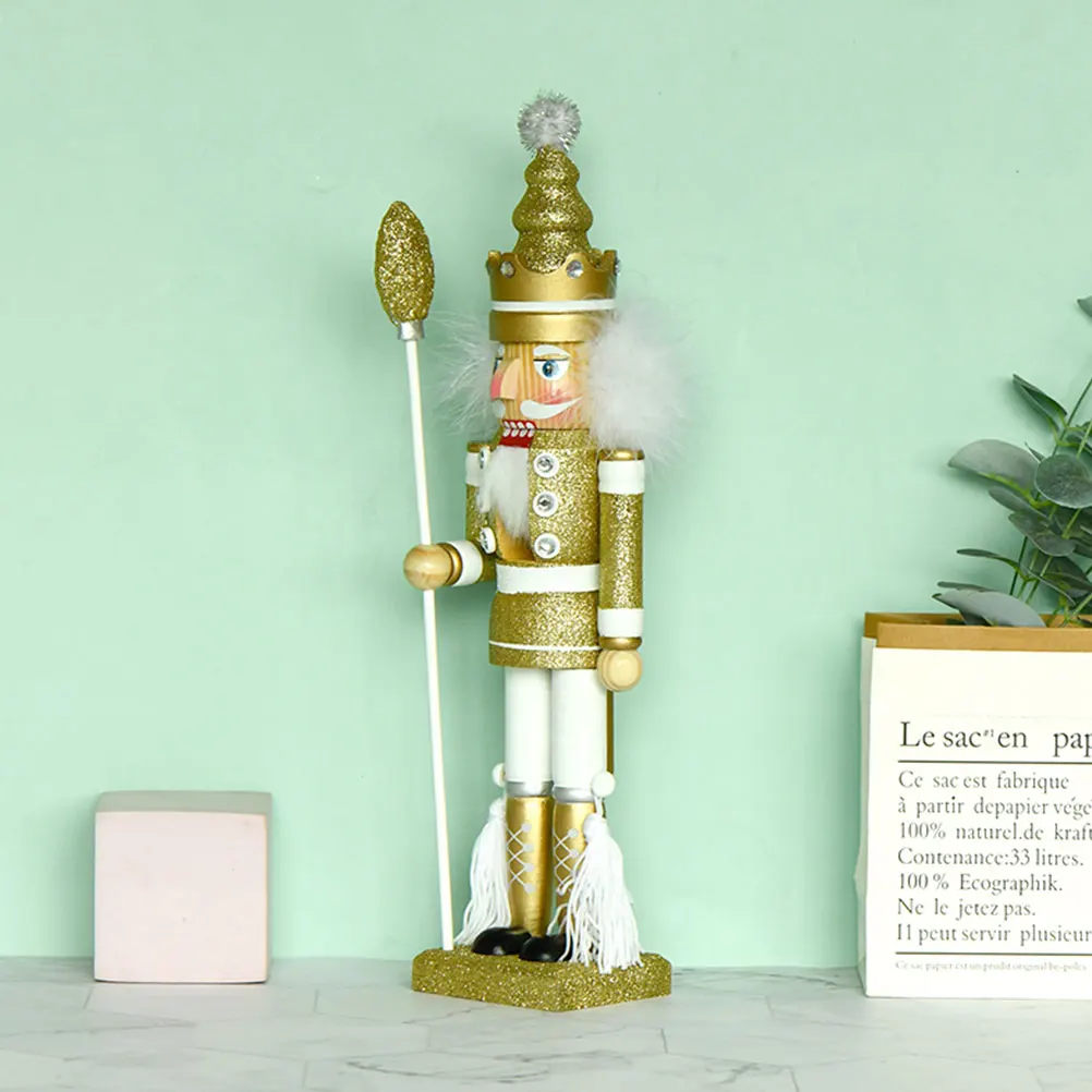 

Wooden Nutcracker Decor Christmas Traditional Nutcracker Xmas Nutcrackers Craft Garden Decor Home Car Office Photo Prop