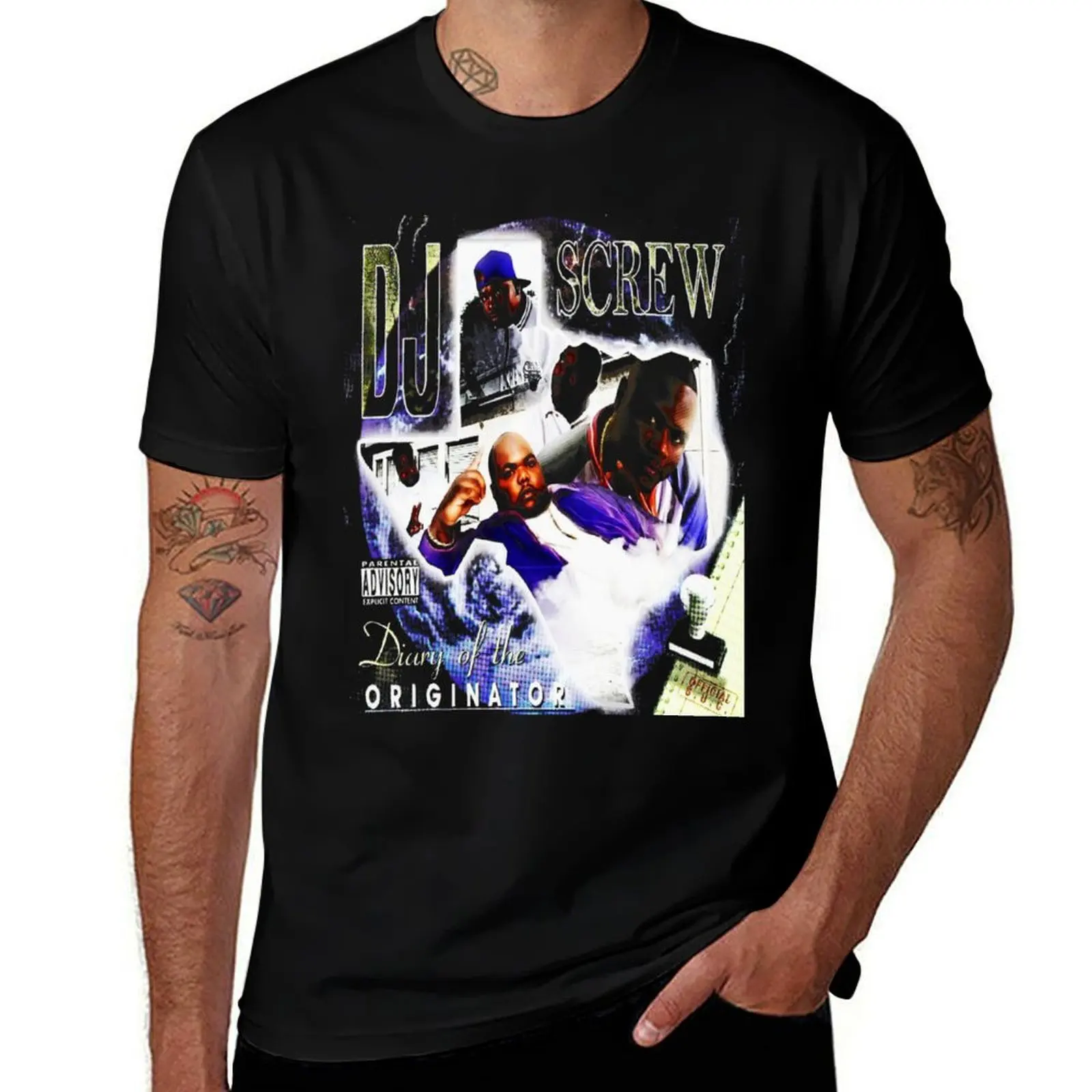 

DJ SCREW T-Shirt t shirts for man graphic funny t shirts for man slim fit T-Shirt