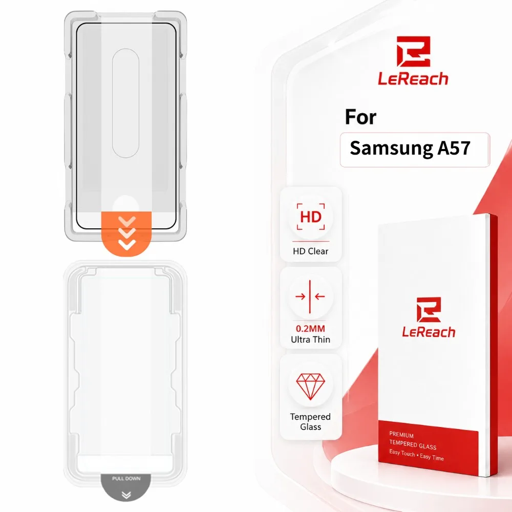 Tempered Glass For Samsung Galaxy A57 A37 A56 A36 A55 A35 Protector Film Full Coverage 9H FM2000
