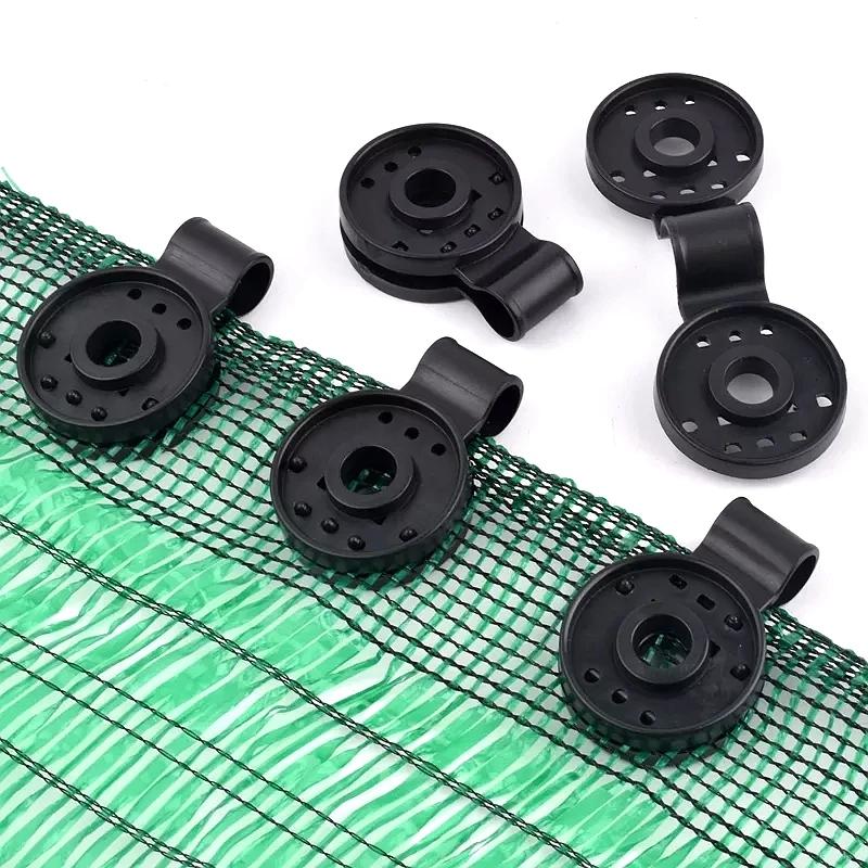 1~100Pcs Black Sunshade Net Clip Outdoor Fence Installation Fixed Hook Garden Greenhouse Sun Shade Net Clips Tent Hang DIY Tools