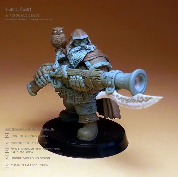 38mm 수지 군인 키트 자체 조립 및 색칠 A-753