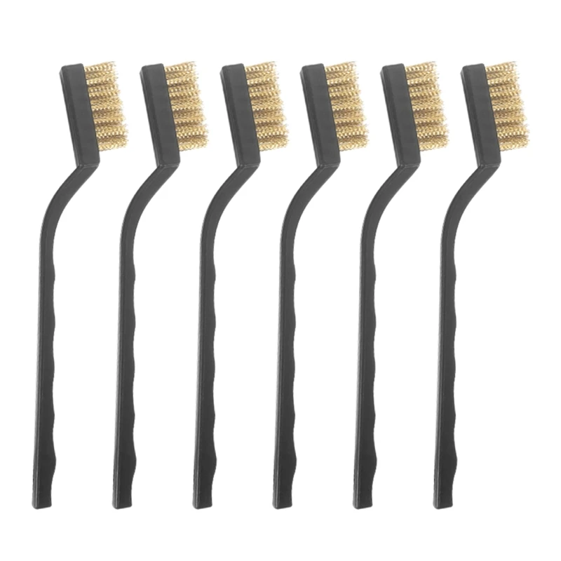 6 Pcs Rust Removal Cleaning Brush Tool for Rust Removal Dirt Paint Scrubbing Dropship