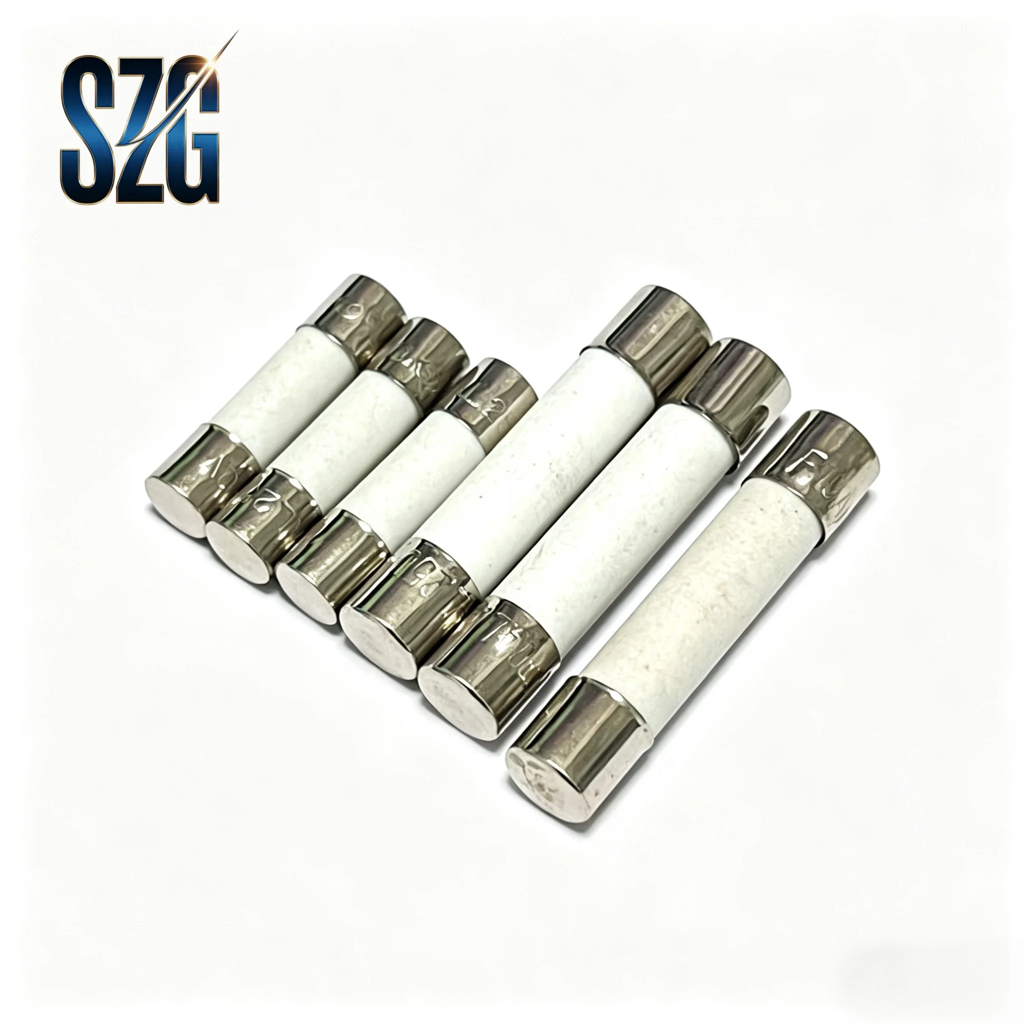 10pcs/lot One Sell 5*20mm ceramic Tube Fuses 6x30mm 250V 100 200 500 630mA 1 2 3 3.15A 5 6.3A 10 15 20A 25A 30 AMP Fuse