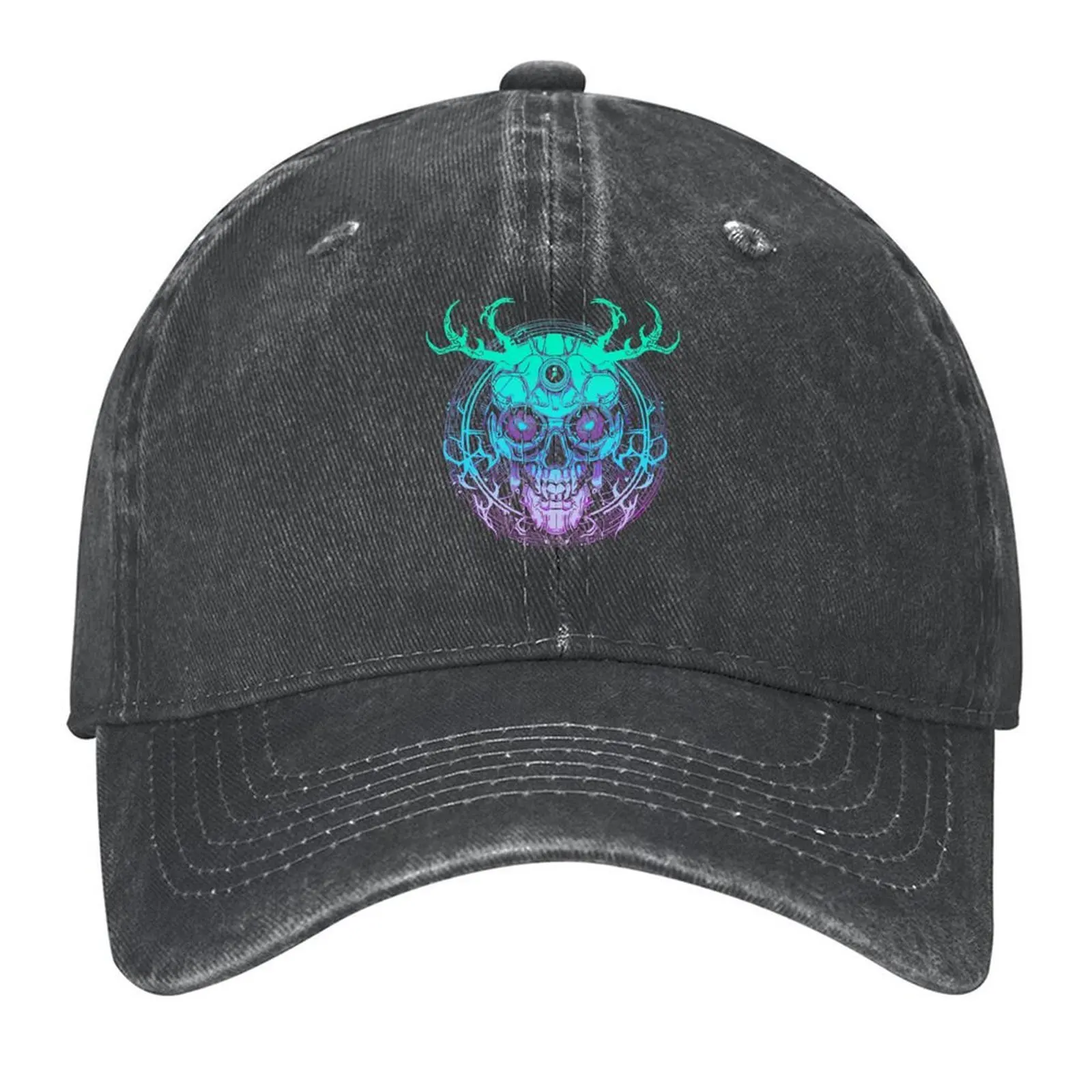 

BLUE ROBOT SKULL CYBERPUNK Baseball Cap Hat Man Luxury Sun Hat For Children custom Hat Baseball Cap Hats Man Women's