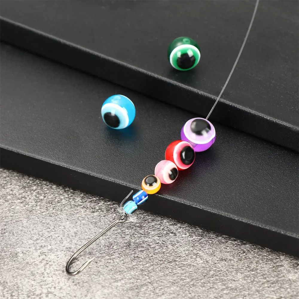 مجموعة من حبات الصيد مع عين السمكة ، مادة مضيئة ، 6 ، 8 ، كيس واحد ، تصنعه بنفسك ، تصنعه بنفسك ، تصنعه بنفسك #3