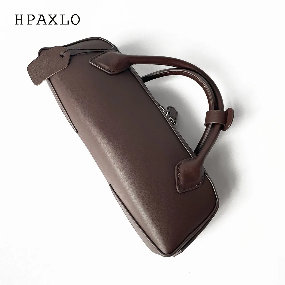 

Новая винтажная стильная сумка с колбасой, минималистичный дизайн, кошелек через плечо из натуральной кожи для женщин, модная сумка на плечо, женская сумка