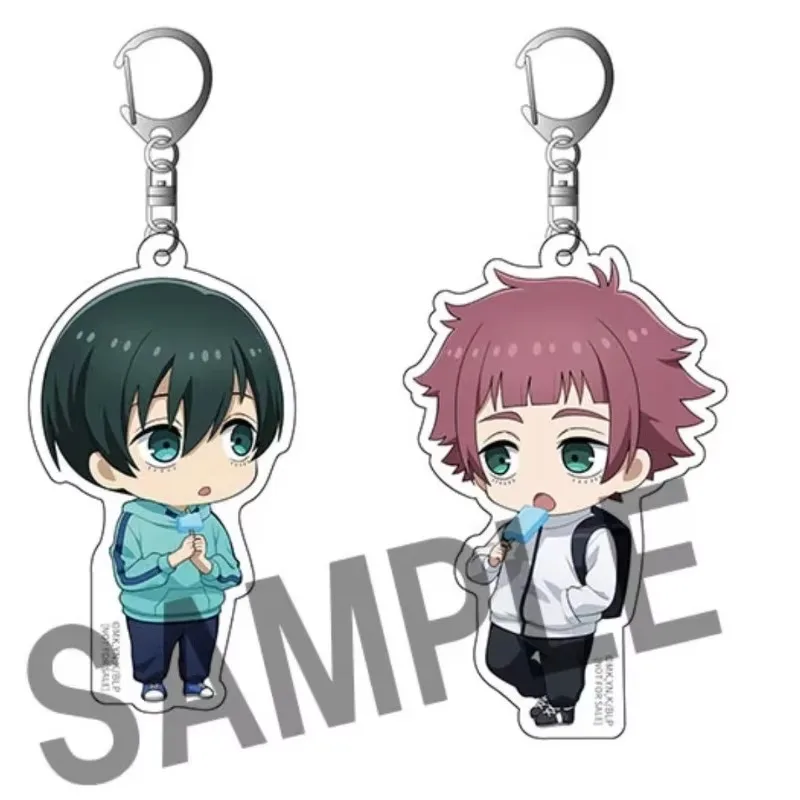 Blue Lock Anime Figuren Stand Modell Platte Isagi Yoichi Bachira Meguru Platte Schreibtisch Dekor Stehende Sammlung Ornament Freunde Geschenk