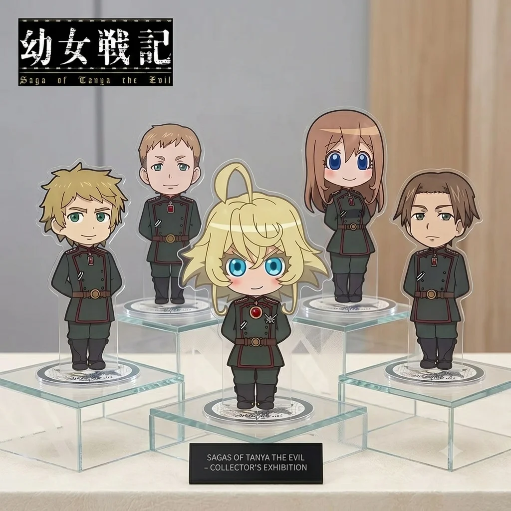 2026 New Saga of Tanya the Evil Acrylic Stand Keychain Tanya Erich Chibi Military Desktop Display Figure Ornament 4 sold byShop1