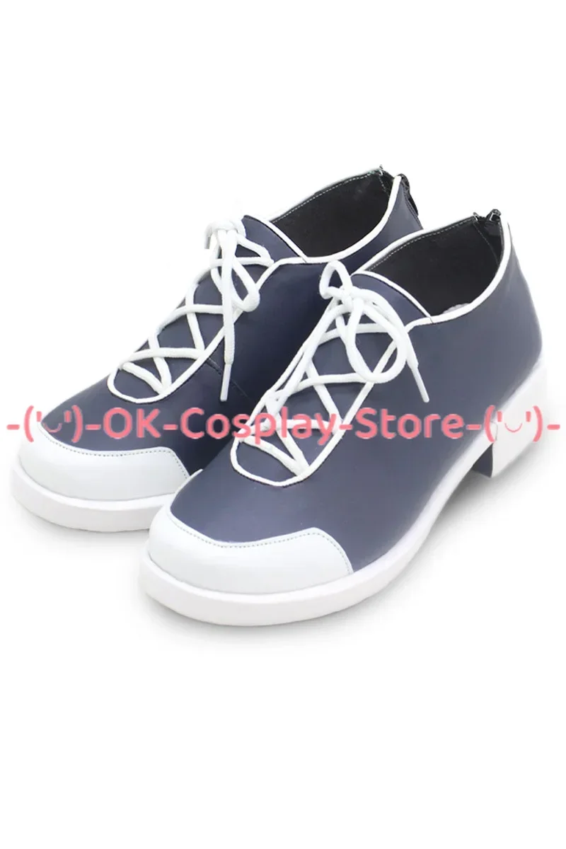 [Angepasst] Blau Archiv Tadaraku Mari Cosplay Schuhe Anime Spiel Roleplay Prop Halloween Karneval Urlaub Party PU Leder Stiefel