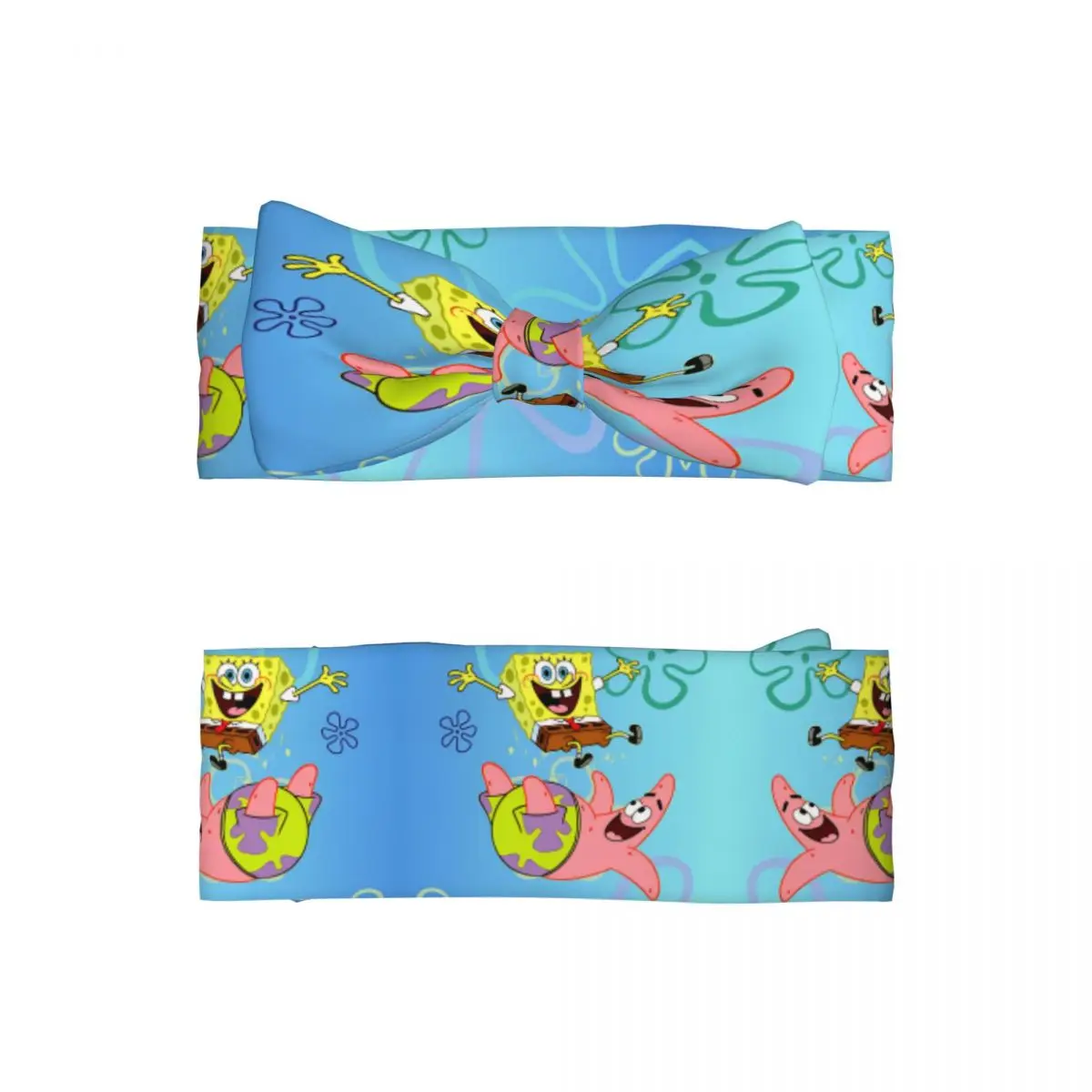 

Children Bow Headband S-Spongebobs Turbans Cute Trendy Soft Elastic DIY Headwrap