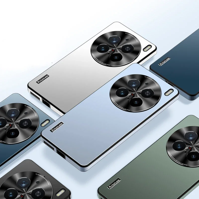 

Чехол для телефона Vivo X100 X100S Pro, матовый магнитный металлический материал, защитный ультратонкий чехол для Vivo X100 Ultra, задняя крышка