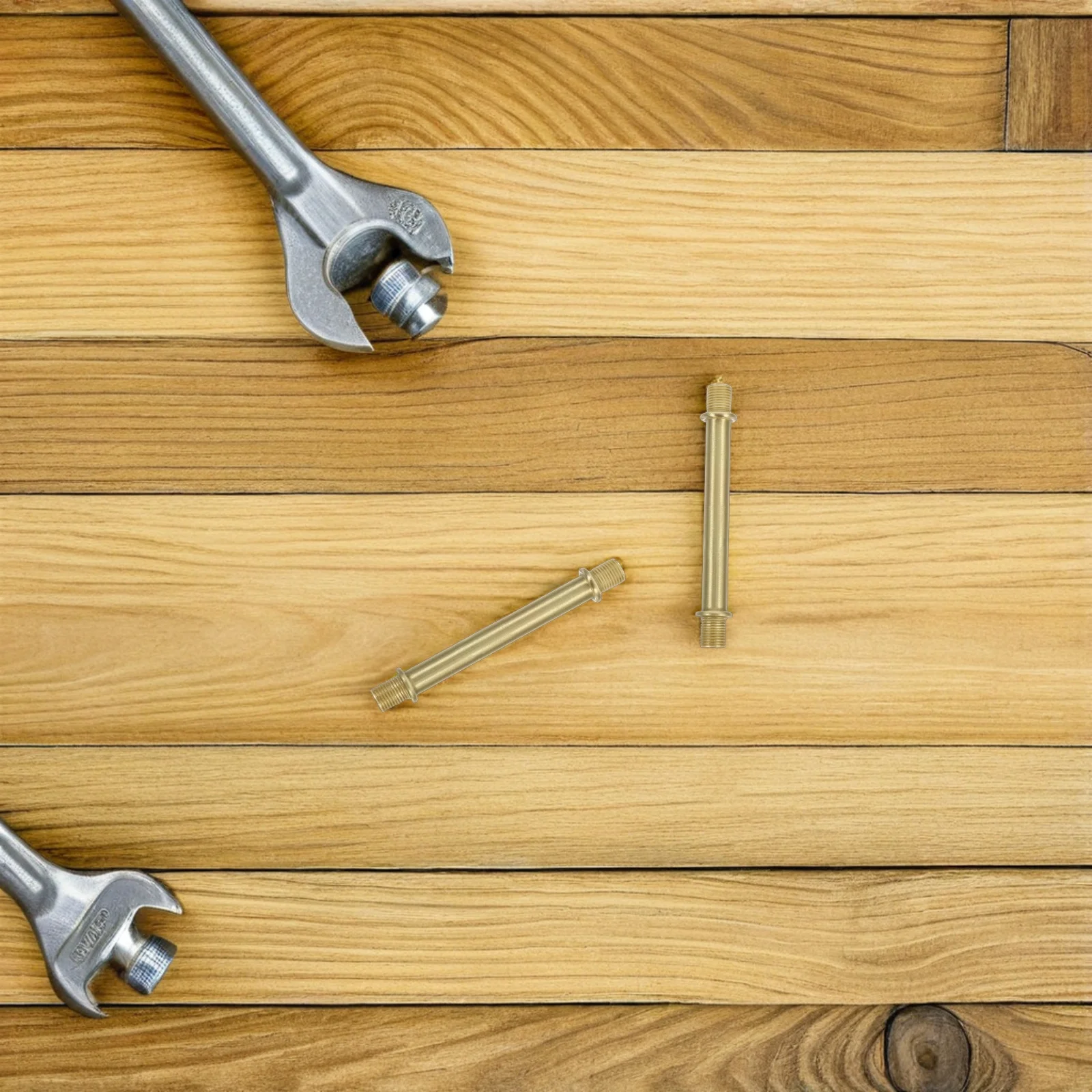 Wall Connector Tube: Straight Copper Rod 10Mm Threaded For Lighting Fixture Replacement Parts Pendant Lamp Fitting Table