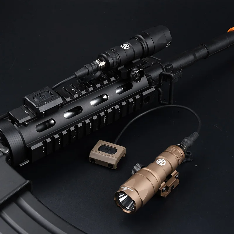 Tactical Sure Fire M300A MINI Scout Light Metal Flashlight With Modbutton Switch Airsoft Weapon light Hunting Rifle Lanterna