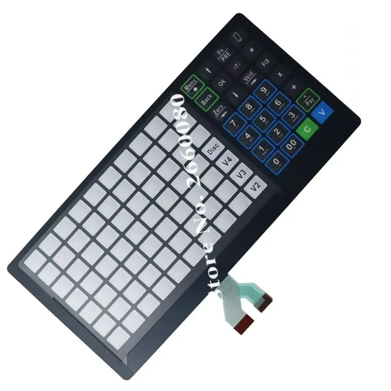 Brand New bComs Keyboard for Mettler Toledo bComs Label Balance English Version Key Sheet and Internal Circuitry