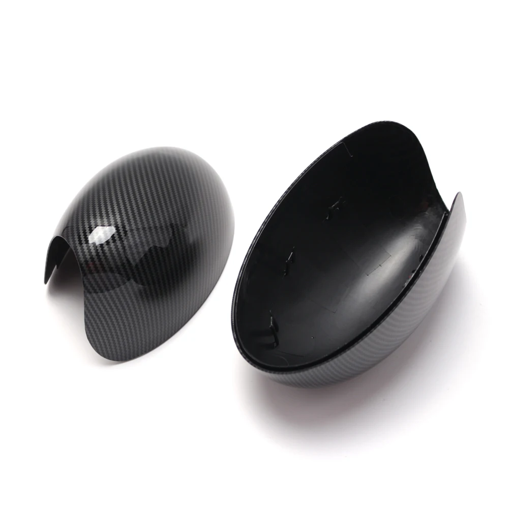 

2pcs Side Wing Mirror Cover Cap Replacement Black Mirror Covers Car Accessories for Mini Cooper R Series R50 R53 R52 2000-2008
