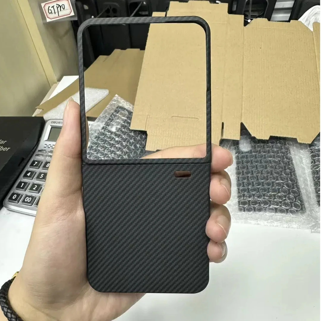 

Магнитный арамидный чехол для телефона из углеродного волокна для Honor V Flip2, чехол Magsafe из углеродного волокна для Honor V Flip2, чехол