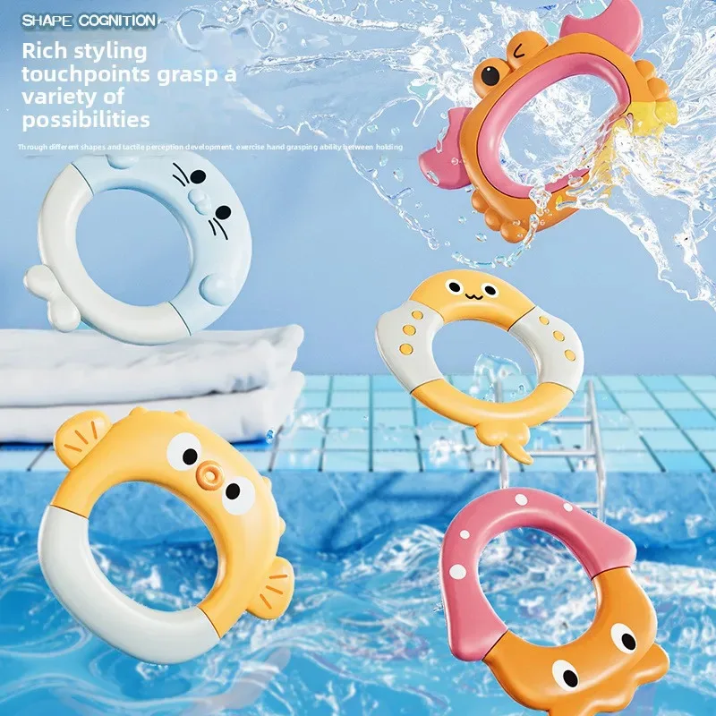 Brinquedo de Banho Octopus com Anel Flutuante para Crianças, Bebês e Crianças Pequenas para Brincar na Água