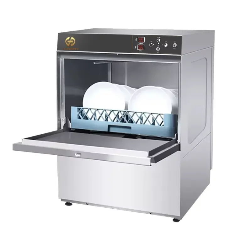 Commercial Stainless Steel Under Counter Dishwasher Fully Automatic Electric Machine for Hotel Kitchen Customizable Design