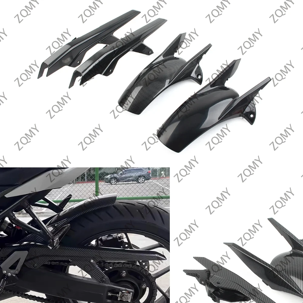 2Pcs Motorcycle Rear Tire Hugger Fender Mudguard Chain Guard For Honda CB650R CBR650R 2022 2021 2020 2019