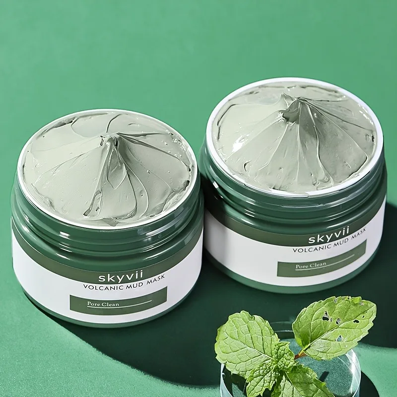 Volcanic Mud Mask for Face & Body Deep Cleansing Pore Minimizing Blackhead Reduction  Fragrance-Free with AHA for All Skin Types