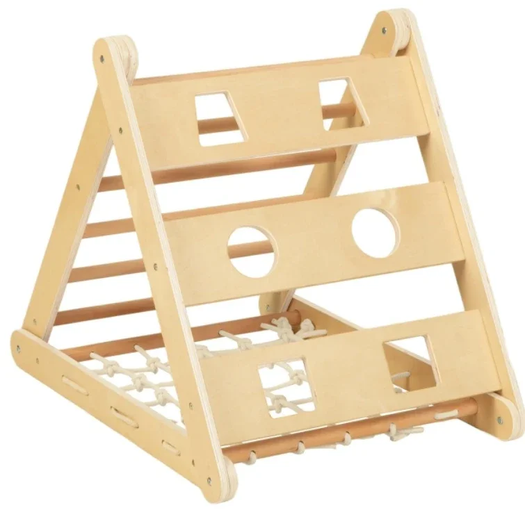 3 in 1 Toddler Climbing toys Wooden climbing Triangle Ladders for children Wooden Montessori climbing toys