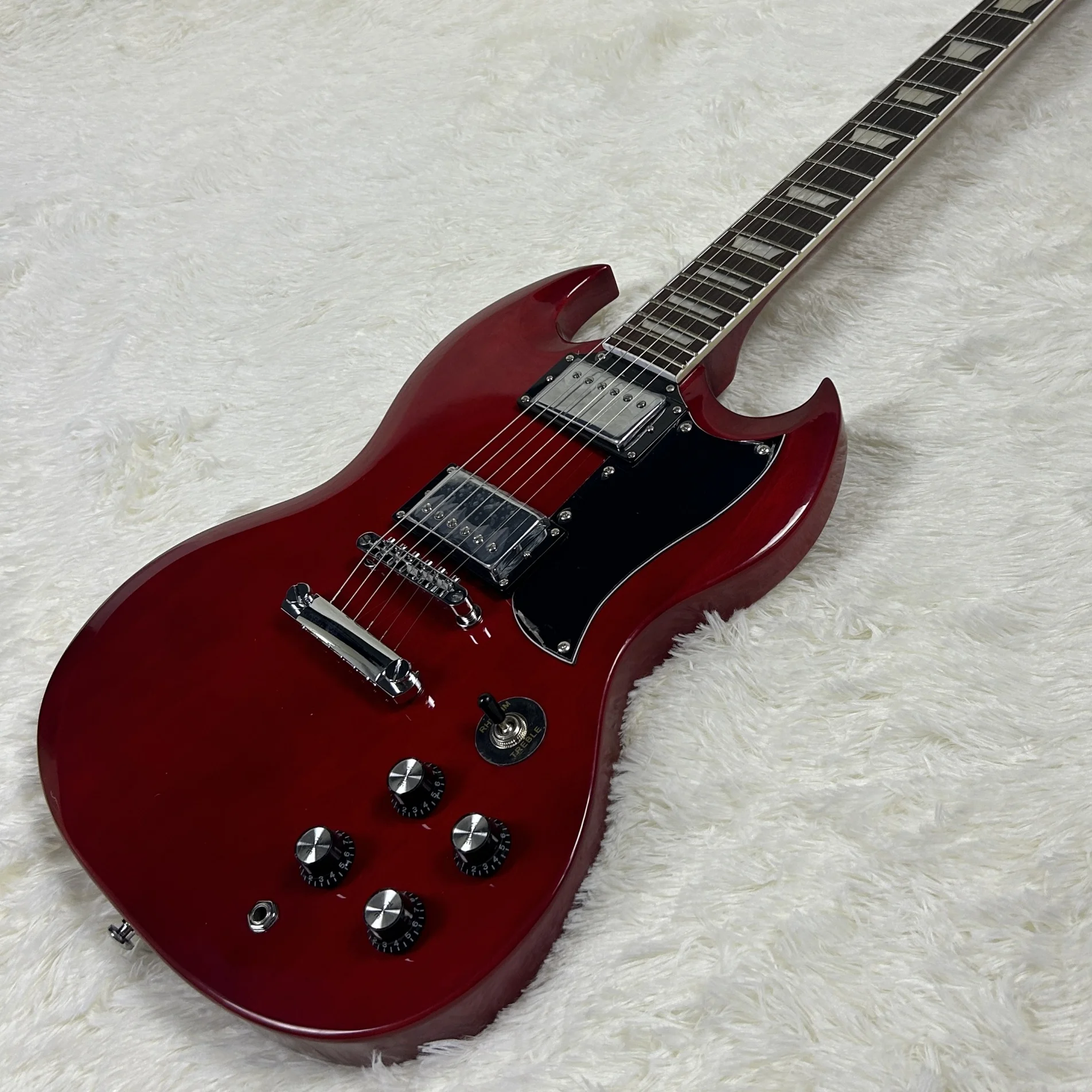 Hot Selling GIB Red SG Electric Guitar Rosewood Fingerboard Mahogany Body 22 Tone Position High Quality Free Delivery