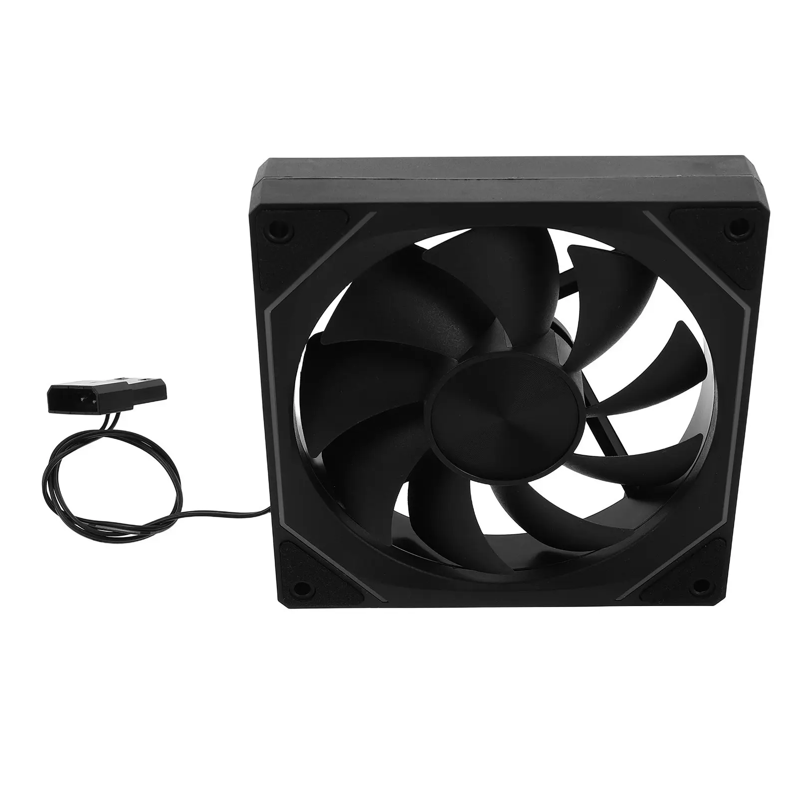 Case Cooling Fan Rgb LED Lighting 800-1600Rpm Adjustable Speed Enhanced Heat Dissipation for Desktop Gaming
