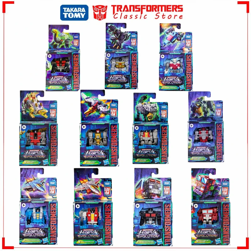 Transformers Toys Legacy Evolution Core Class Series Collection figuras de acción clásicas Cybertron Autobots coleccionables, en Stock